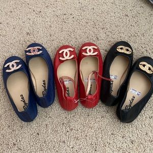 Girls flats -Chanel like